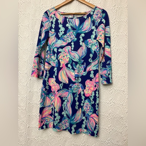 Lilly Pulitzer Marlowe Dress Size XS Going Coastal Chic Southern Boat Neck NWOT - Picture 13 of 14